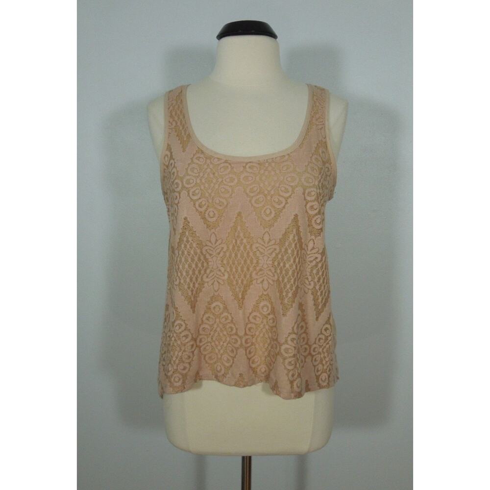 NICOLETTE Top Womens Sheer High Low Sleeveless